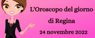 Oroscopini buongiorno e benvenuti al nostro appuntamento quotidiano con le previsioni delle stelle secondo L’Oroscopo di Regina.