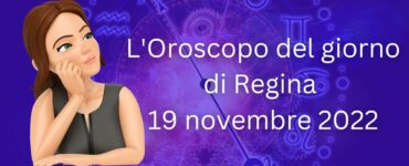 Oroscopini buongiorno e benvenuti al nostro appuntamento quotidiano con le previsioni delle stelle secondo L’Oroscopo di Regina.