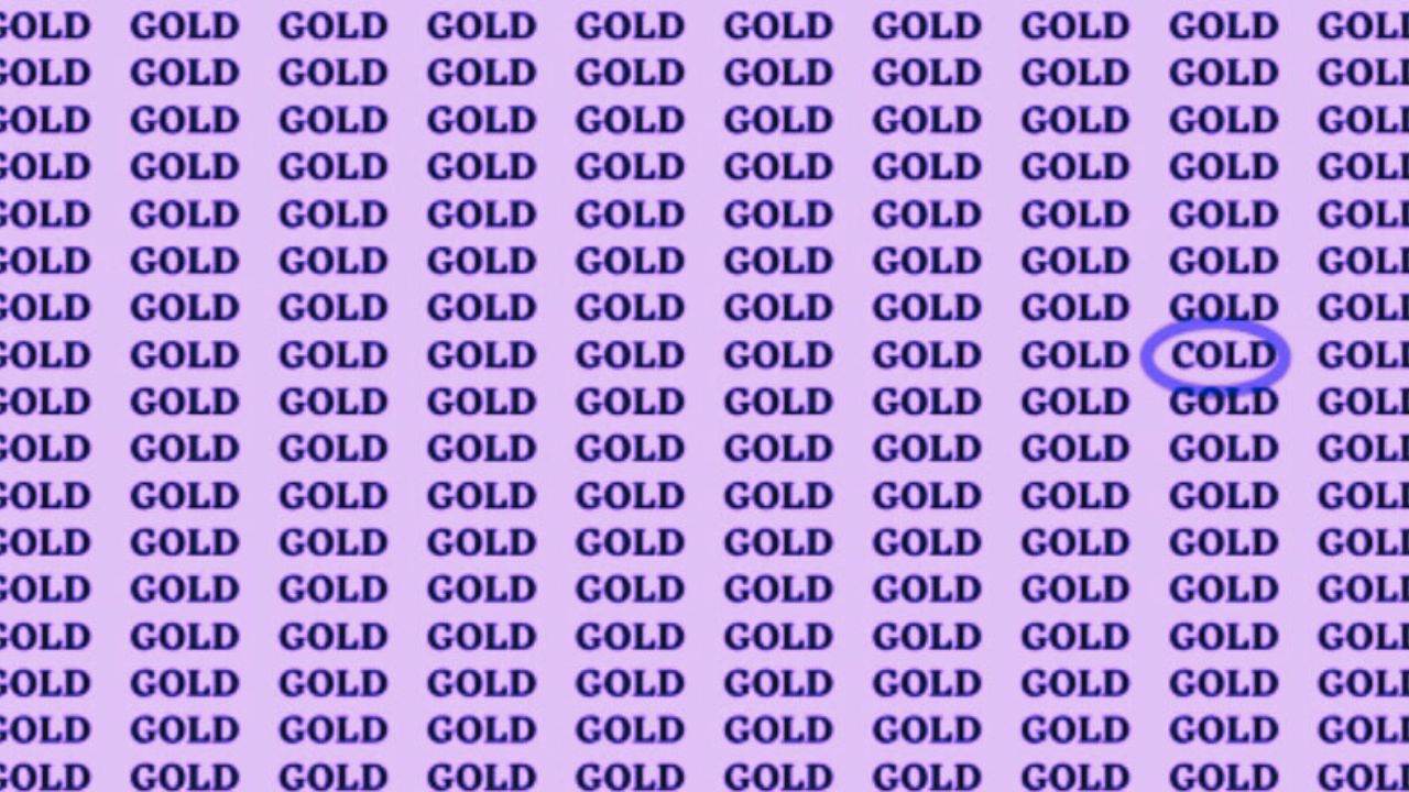 test cold gold