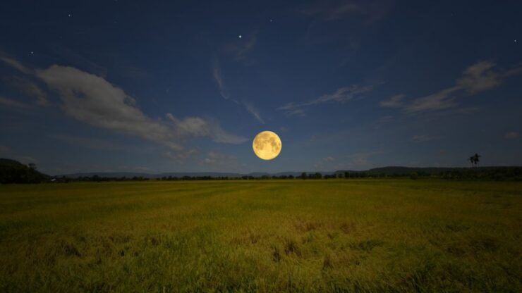 luna piena del raccolto